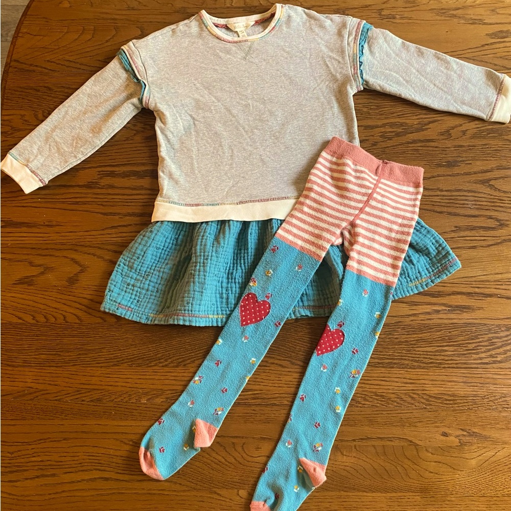 Matilda Jane fall/winter dress and tights set.